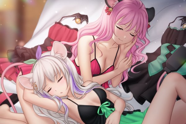 Primula & Rachel Sleeping