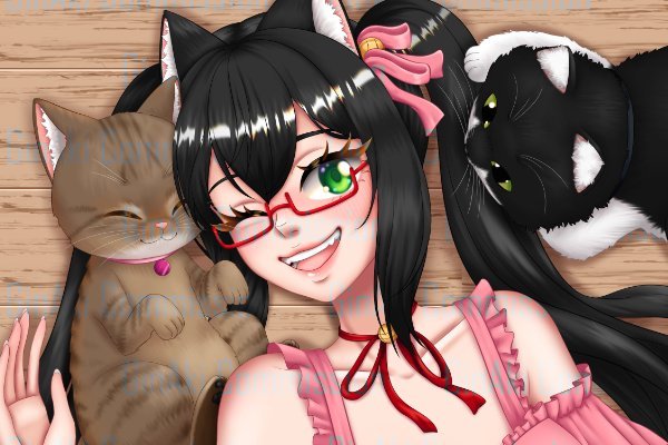 Kurumi with Cats