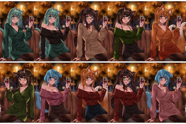 Wine Alicia Aoihana Kurumi Minthia Tamiko