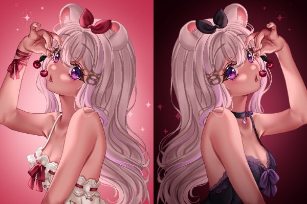 Rachel Dark Angel Cherries