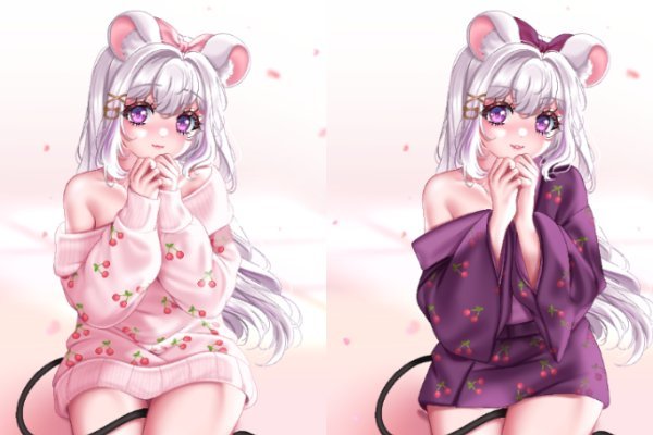 Rachel Dark Angel Sweater & Yukata