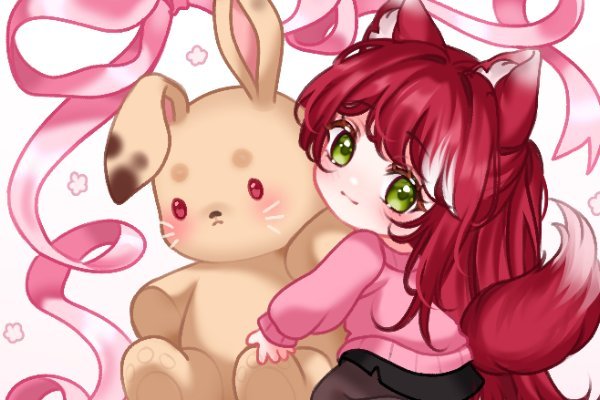 Rosie w Ruby Plushie
