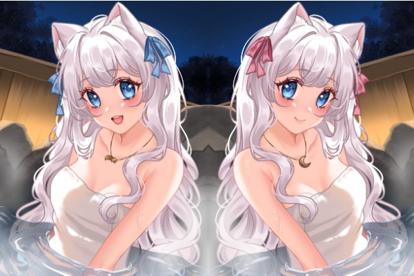 Yuna Rae & Luna Mae Hot Spring