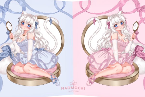Luna Mae & Yuna Rae Compact Mirror